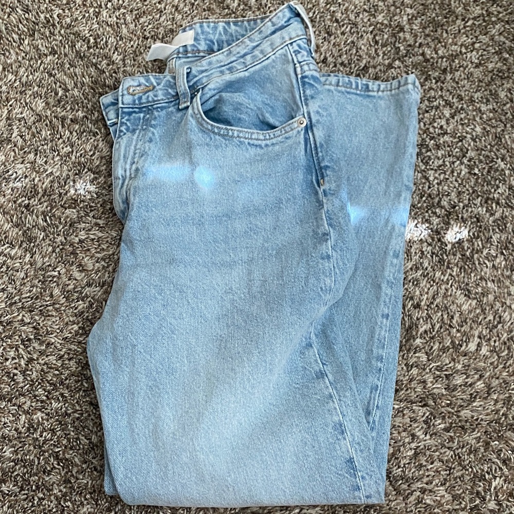H&M straight mom jeans